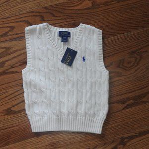 Set of 3 Boys Polo by Ralph Lauren Sweater Vest 2T
